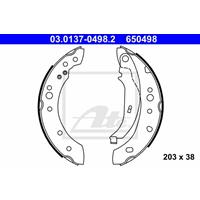 Bremsbackensatz Hinterachse ATE 03.0137-0498.2