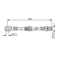 Bremsschlauch Vorderachse Bosch 1 987 476 694