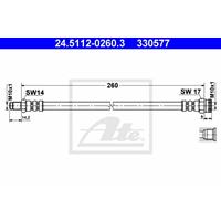 Bremsschlauch Hinterachse mitte ATE 24.5112-0260.3