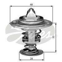 Thermostat, Kühlmittel | GATES (TH30082G1)