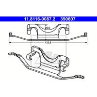 ATE Feder, Bremssattel 11.8116-0087.2  MERCEDES-BENZ,E-CLASS W212,E-CLASS T-Model S212,CLS C218,CLS Shooting Brake X218