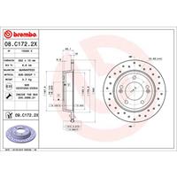 Remschijf BREMBO XTRA LINE BREMBO, Remschijftype: Geperforeerd, u.a. für KIA, Hyundai