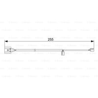 Waarschuwingscontact, remvoering-/blokslijtage BOSCH, u.a. für Audi, Porsche, VW