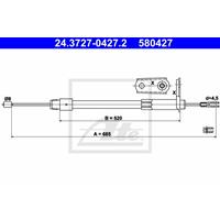 mercedes Handremkabel 24372704272