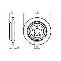 Bremsscheibe | BOSCH (0 986 479 285)