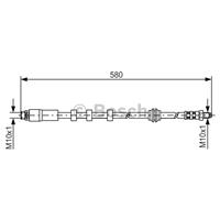 BOSCH Bremsschläuche 1 987 476 093 Bremsschlauch BMW,5 E60,5 Touring E61,6 E63,6 Cabriolet E64