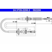 subaru Koppelingkabel 24372822002