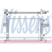 Kühler, Motorkühlung | NISSENS (63007)