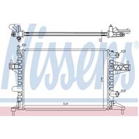 Radiateur NISSENS 63007