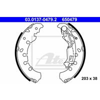 Remschoenset ATE, u.a. für Vauxhall, Piaggio, Fiat, Daihatsu, Opel, Lancia, Citroën, Peugeot