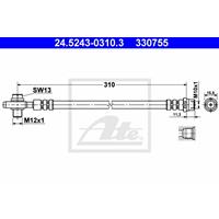 Bremsschlauch Hinterachse ATE 24.5243-0310.3