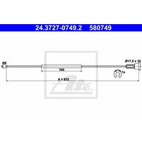 Seilzug, Feststellbremse | ATE (24.3727-0749.2)