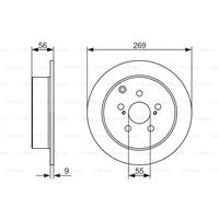 Bremsscheibe | BOSCH (0 986 479 658)