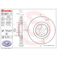 Remschijf COATED DISC LINE BREMBO, Remschijftype: Binnen geventileerd, u.a. für Audi