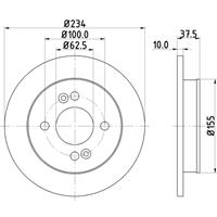 hellapagid Bremsscheibe | HELLA PAGID (8DD 355 112-801)