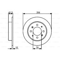 Bremsscheibe | BOSCH (0 986 479 462)