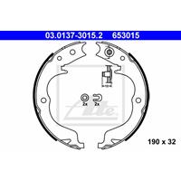 Remschoenset, parkeerrem ATE, u.a. für Mitsubishi, Subaru, Peugeot, Citroën