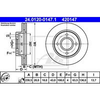 ford Remschijf 24012001471