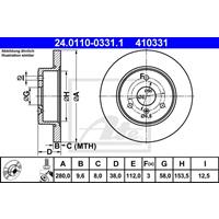 smart Remschijf 24011003311