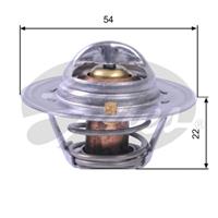 Thermostat, Kühlmittel | GATES (TH12888G1)