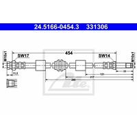 Bremsschlauch ATE 83.7717-0450.3