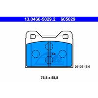 Bremsbelagsatz, Scheibenbremse | ATE (13.0460-5029.2)