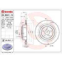 2 Remschijven Brembo Vernis Uv 09.b041.11