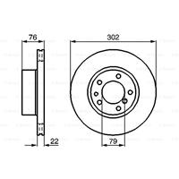 BOSCH Remschijven BMW 0 986 478 318 1160936,34111158040,34111159897 Remschijf 34111160849,34111160936,34116756534,6756534