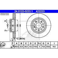 alfaromeo Remschijf 24012202331