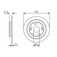 Bremsscheibe | BOSCH (0 986 479 A92)
