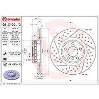 Remschijf TWO-PIECE DISCS LINE BREMBO, Remschijftype: Binnen geventileerd, u.a. für BMW