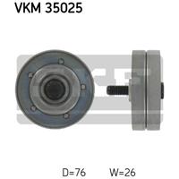 SKF Umlenkrolle VKM 35025 Führungsrolle,Umlenk-/Führungsrolle, Keilrippenriemen OPEL,HONDA,VAUXHALL,CORSA D,CORSA C F08, F68,ZAFIRA B A05