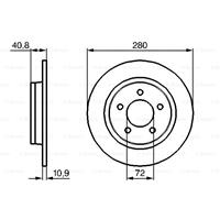 BOSCH Bremsscheiben MAZDA 0 986 479 C79 BP6Y26251B,BP6Y26251C,BP6Y26251D Scheibenbremsen,Bremsscheibe BP6Y26251E,C25Y26251A,C25Y26251B,C25Y26251C