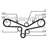 continentalctam Zahnriemensatz | CONTINENTAL CTAM (CT920K5)