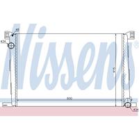 Kühler, Motorkühlung Nissens 69706