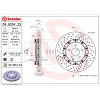 Remschijf TWO-PIECE FLOATING DISCS LINE BREMBO, Remschijftype: Binnen geventileerd, u.a. für Mercedes-Benz