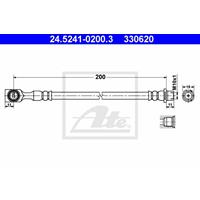 Bremsschlauch Hinterachse ATE 24.5241-0200.3