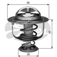 Thermostat, Kühlmittel | GATES (TH31282G1)