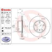 Remschijf COATED DISC LINE BREMBO, Remschijftype: Binnen geventileerd, u.a. für BMW