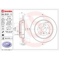 2 Remschijven Brembo Vernis Uv 08.r101.11