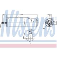 Droger, airconditioning NISSENS, Diameter (mm)45mm, u.a. für Ford