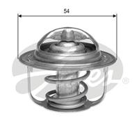 Thermostaat, koelvloeistof GATES, u.a. für Vauxhall, Saab, Chevrolet, Opel, Saturn, Alfa Romeo, Cadillac, Fiat