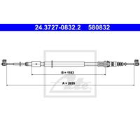 Seilzug, Feststellbremse | f.becker_line (117 10066)