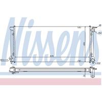 Kühler, Motorkühlung | NISSENS (652621)