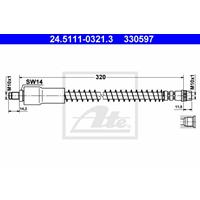 Bremsschlauch ATE 24.5111-0321.3