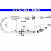 ATE Handbremsseil 24.3727-1303.2 Bremsseil,Seilzug Feststellbremse VOLVO,V70 II SW