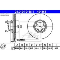 ford Remschijf 24012401681