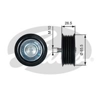 cadillac Geleide rol/omdraairol v-snaren DriveAlign T36261