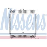 Kühler, Motorkühlung | NISSENS (62740)