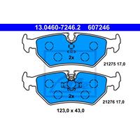Bremsbelagsatz, Scheibenbremse Hinterachse ATE 13.0460-7246.2